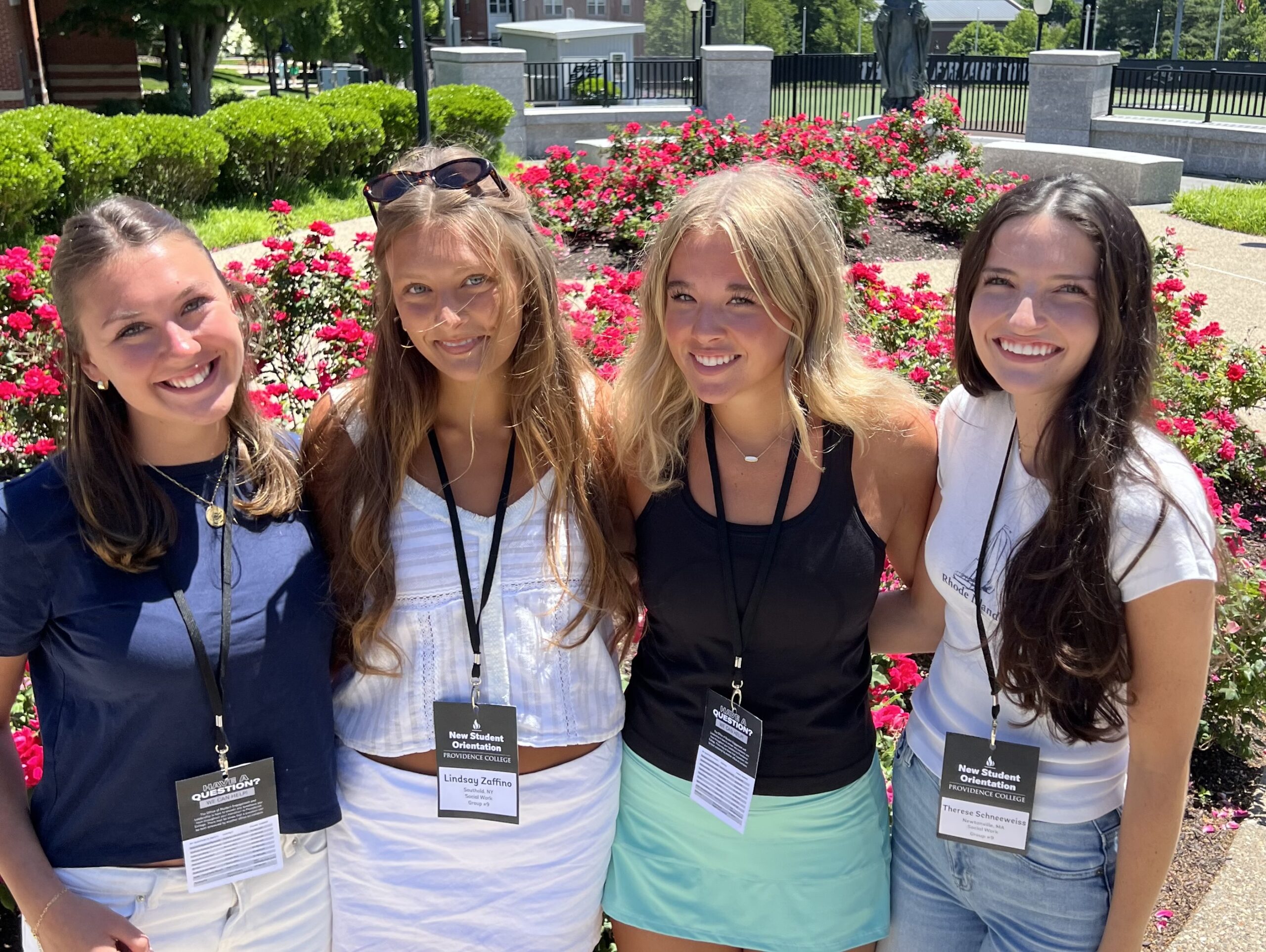 Social Work majors from the Class of 2030 arrive for First Day in Friartown.